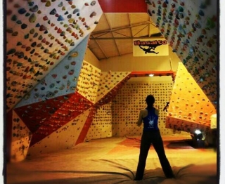 zonas de escalada del rocodromo el muro